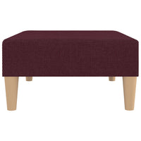 Thumbnail for Fußhocker Lila 78x56x32 cm Stoff