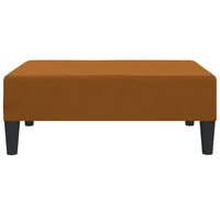 Thumbnail for Fußhocker Braun 78x56x32 cm Samt