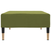Thumbnail for Fußhocker Hellgrün 78x56x32 cm Samt