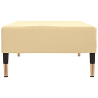 Thumbnail for Fußhocker Creme 78x56x32 cm Samt