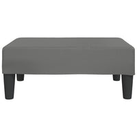 Thumbnail for Fußhocker Grau 78x56x32 cm Kunstleder
