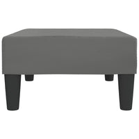 Thumbnail for Fußhocker Grau 78x56x32 cm Kunstleder