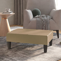 Thumbnail for Fußhocker Cappuccino-Braun 78x56x32 cm Kunstleder
