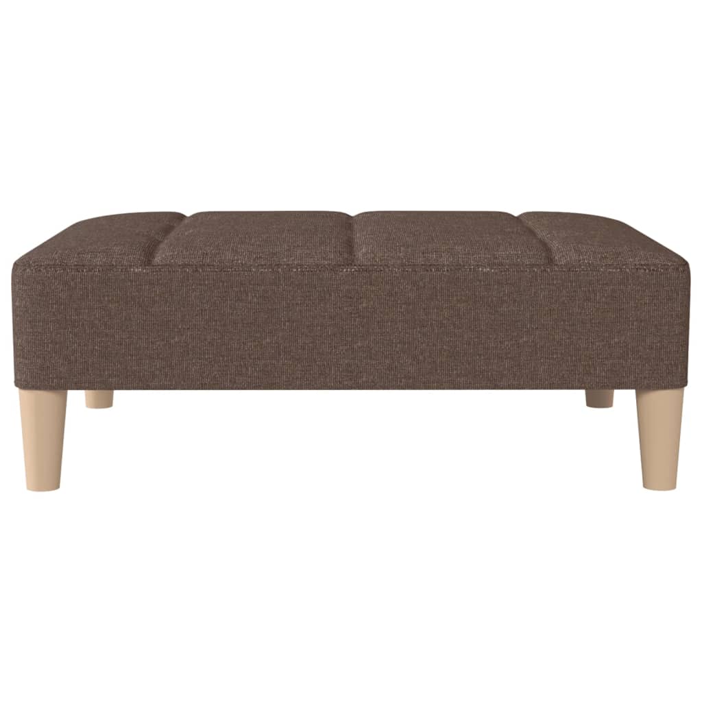 Fußhocker Taupe 78x56x32 cm Stoff