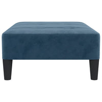 Thumbnail for Fußhocker Blau 78x56x32 cm Samt