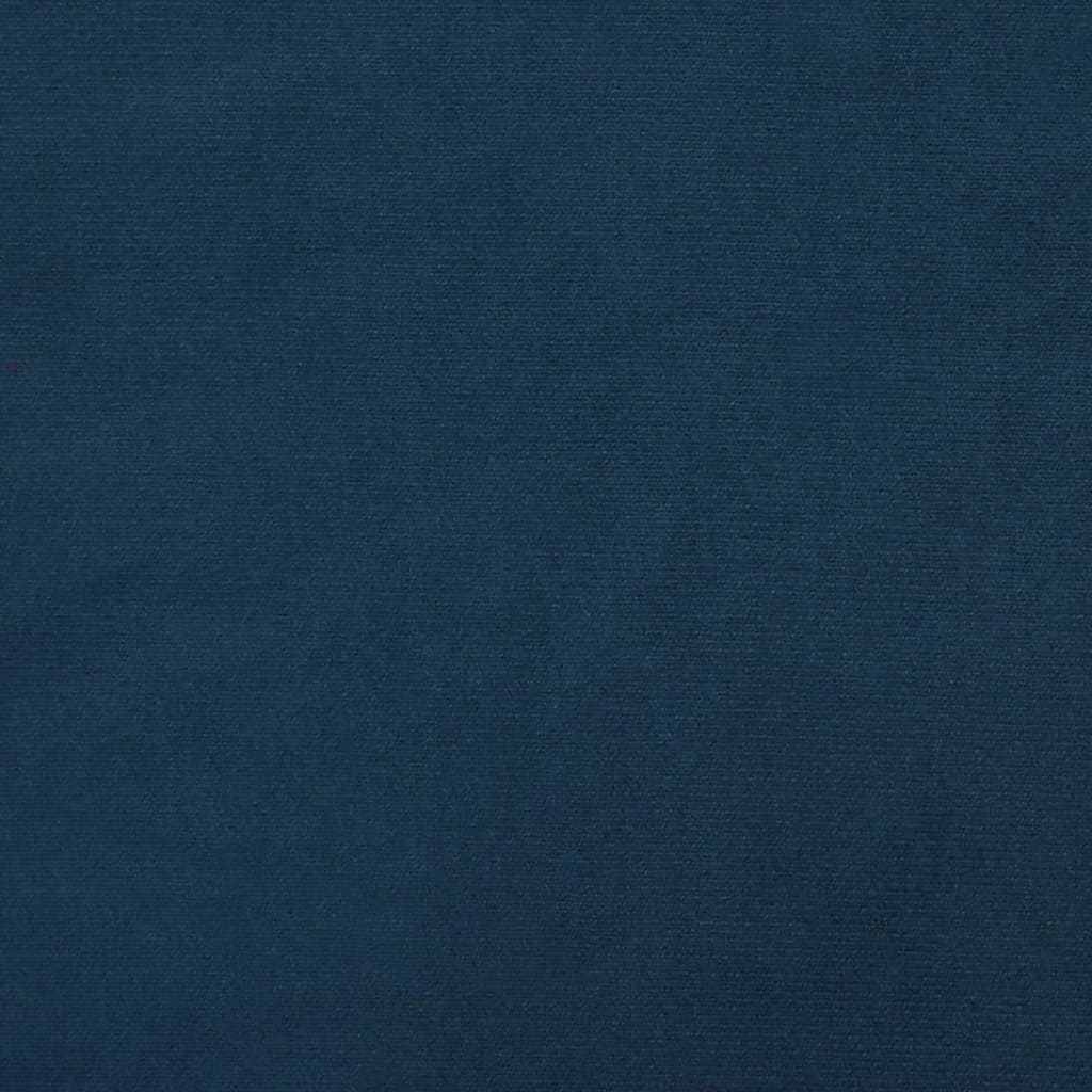 Fußhocker Blau 78x56x32 cm Samt