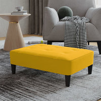 Thumbnail for Fußhocker Gelb 78x56x32 cm Samt