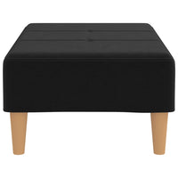 Thumbnail for Fußhocker Schwarz 78x56x32 cm Stoff