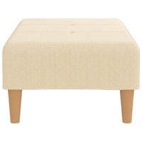 Thumbnail for Fußhocker Creme 78x56x32 cm Stoff