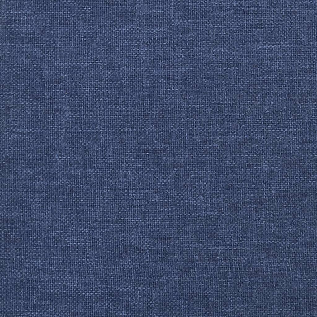Fußhocker Blau 78x56x32 cm Stoff