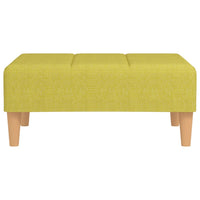 Thumbnail for Fußhocker Grün 78x56x32 cm Stoff