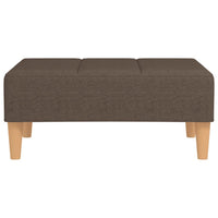 Thumbnail for Fußhocker Taupe 78x56x32 cm Stoff