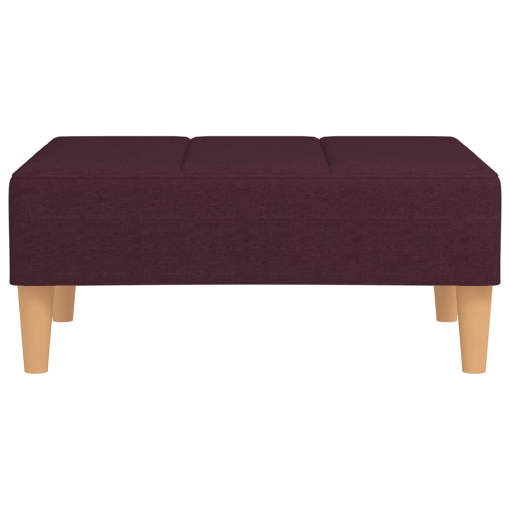 Fußhocker Lila 78x56x32 cm Stoff