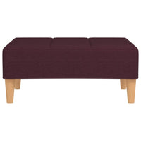 Thumbnail for Fußhocker Lila 78x56x32 cm Stoff