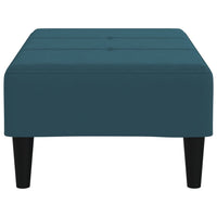 Thumbnail for Fußhocker Blau 78x56x32 cm Samt