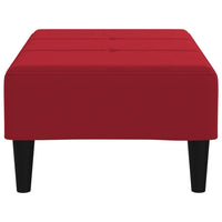 Thumbnail for Fußhocker Weinrot 78x56x32 cm Samt