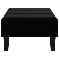 Thumbnail for Fußhocker Schwarz 78x56x32 cm Samt