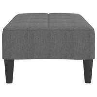 Thumbnail for Fußhocker Hellgrau 78x56x32 cm Stoff