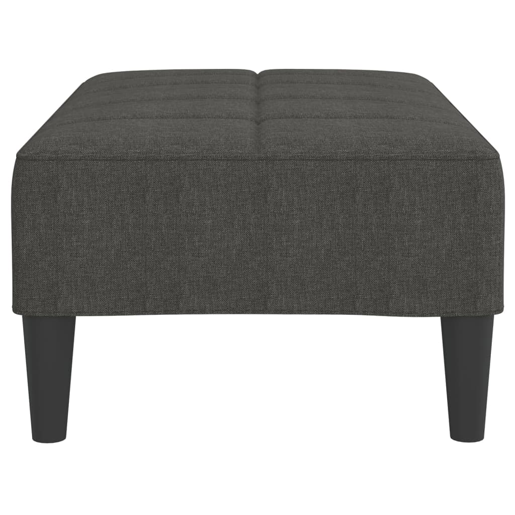 Fußhocker Dunkelgrau 78x56x32 cm Stoff