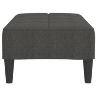 Thumbnail for Fußhocker Dunkelgrau 78x56x32 cm Stoff