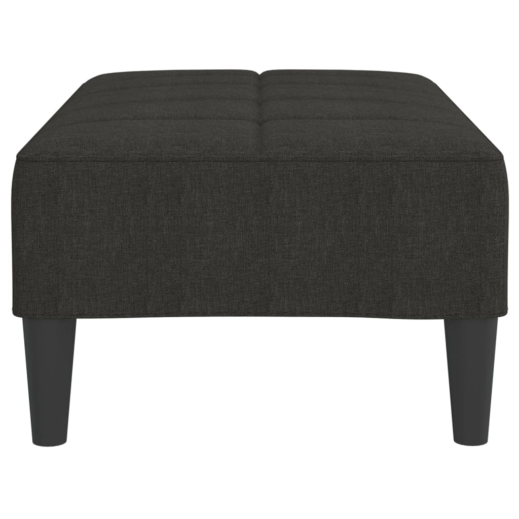 Fußhocker Schwarz 78x56x32 cm Stoff