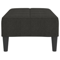 Thumbnail for Fußhocker Schwarz 78x56x32 cm Stoff