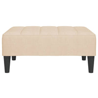 Thumbnail for Fußhocker Creme 78x56x32 cm Stoff