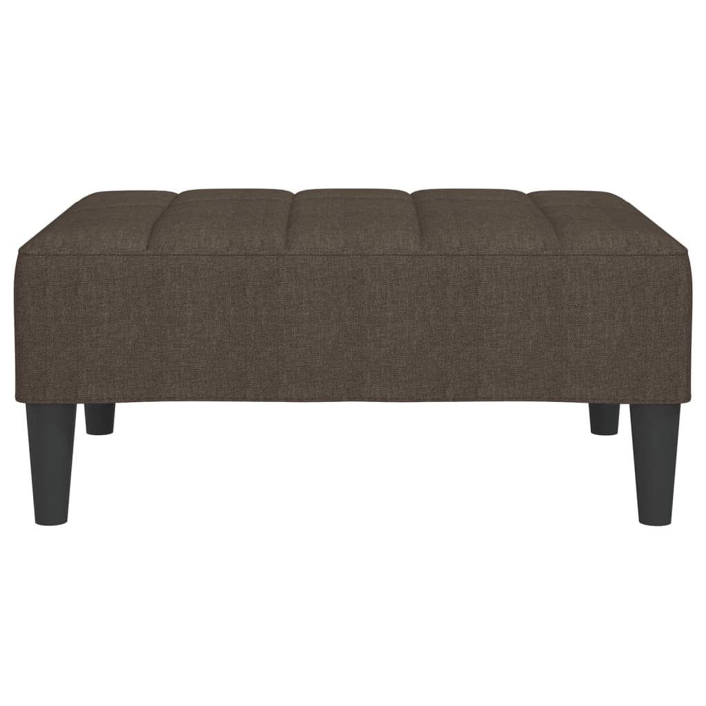 Fußhocker Braun 78x56x32 cm Stoff