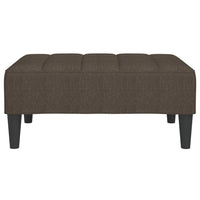 Thumbnail for Fußhocker Braun 78x56x32 cm Stoff