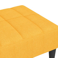 Thumbnail for Fußhocker Gelb 78x56x32 cm Stoff