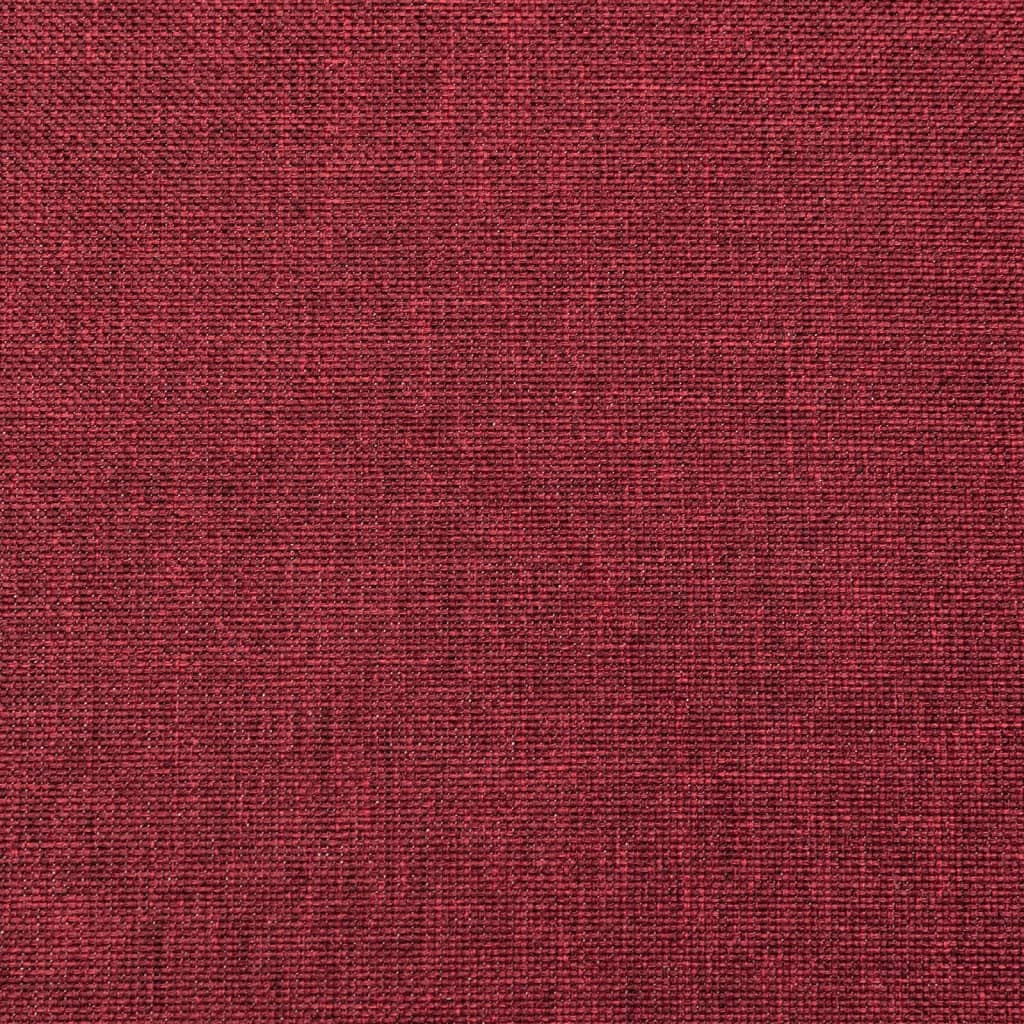 Fußhocker Weinrot 78x56x32 cm Stoff