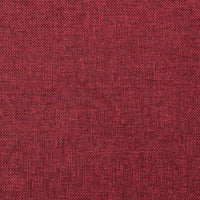 Thumbnail for Fußhocker Weinrot 78x56x32 cm Stoff