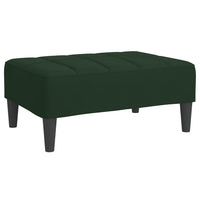 Thumbnail for Fußhocker Dunkelgrün 78x56x32 cm Samt