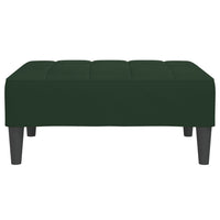 Thumbnail for Fußhocker Dunkelgrün 78x56x32 cm Samt