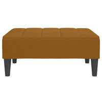 Thumbnail for Fußhocker Braun 78x56x32 cm Samt