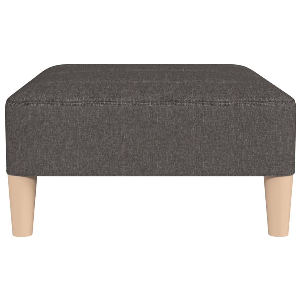 Fußhocker Dunkelgrau 78x56x32 cm Stoff