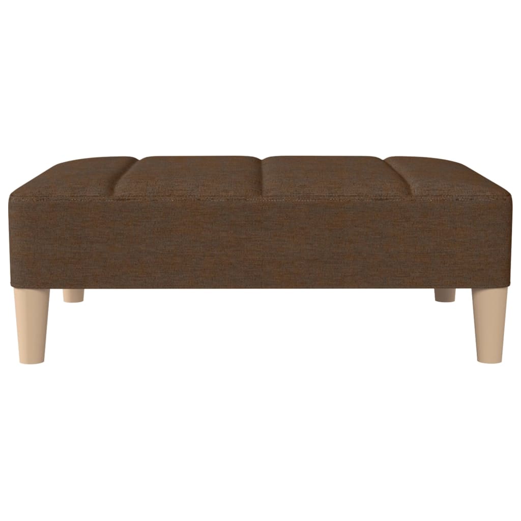 Fußhocker Braun 78x56x32 cm Stoff