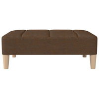 Thumbnail for Fußhocker Braun 78x56x32 cm Stoff