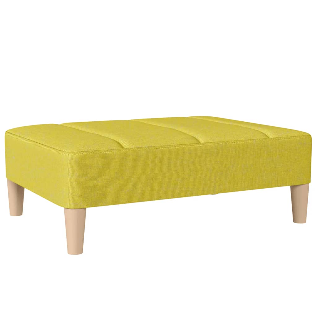 Fußhocker Grün 78x56x32 cm Stoff