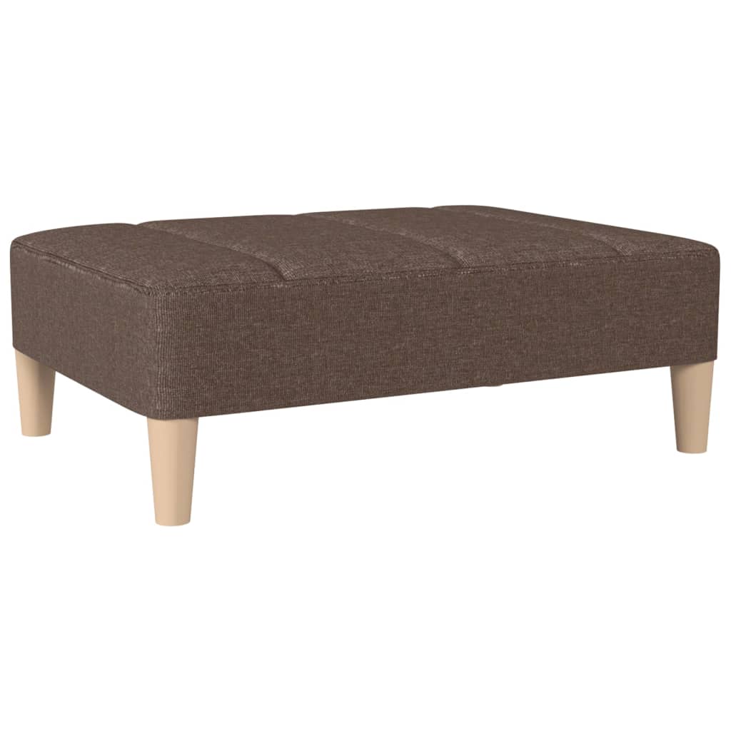 Fußhocker Taupe 78x56x32 cm Stoff