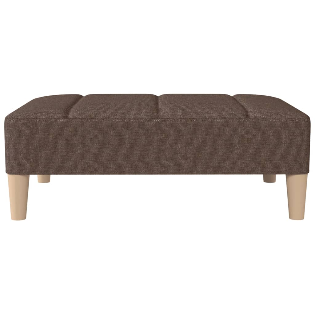 Fußhocker Taupe 78x56x32 cm Stoff