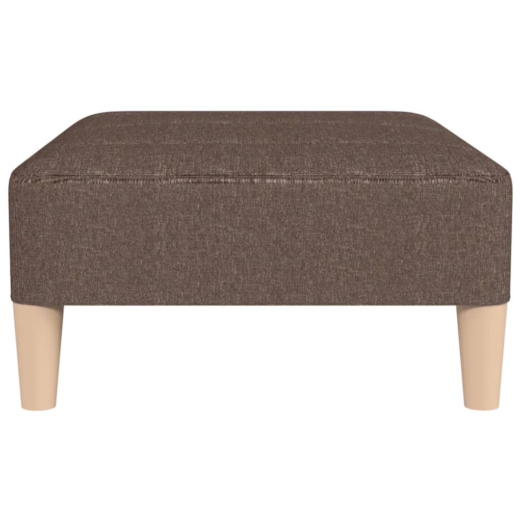 Fußhocker Taupe 78x56x32 cm Stoff