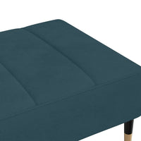 Thumbnail for Fußhocker Blau 78x56x32 cm Samt