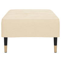 Thumbnail for Fußhocker Creme 78x56x32 cm Samt