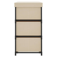 Thumbnail for Lagerschrank mit 6 Schubladen 55×29×55 cm Creme Stahl