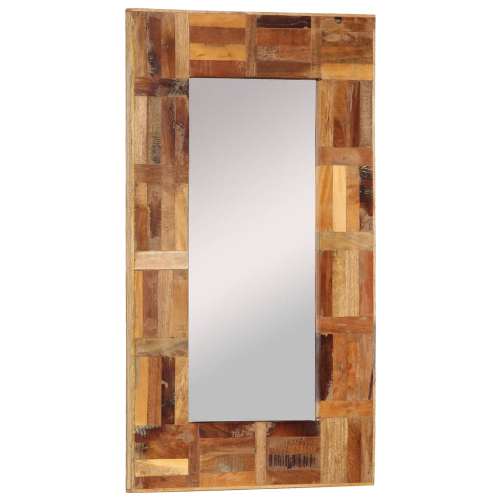 Wandspiegel Altholz Massiv 50x80 cm