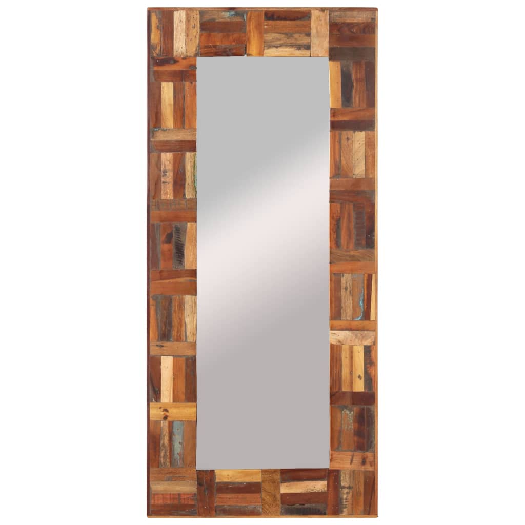 Wandspiegel Altholz Massiv 50x110 cm