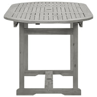 Thumbnail for Garten-Esstisch (120-170)x80x75 cm Massivholz Akazie