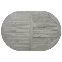 Thumbnail for Garten-Esstisch (120-170)x80x75 cm Massivholz Akazie