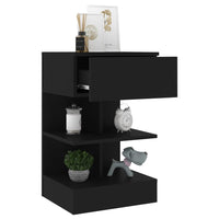 Thumbnail for Nachttische 2 Stk. Schwarz 40x35x65 cm